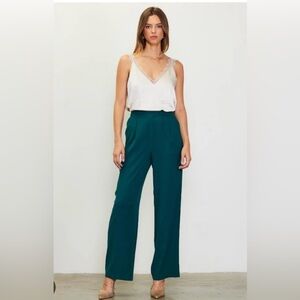 Skies Are Blue Forest Green Ankle Pants